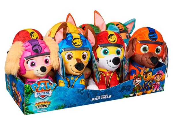 Paw Patrol Jungle Pups - peluches originales jungla