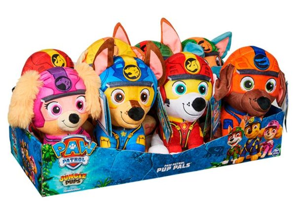 Paw Patrol Jungle Pups - peluches originales jungla